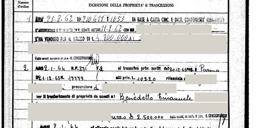 Entries 1 and 2, Milan